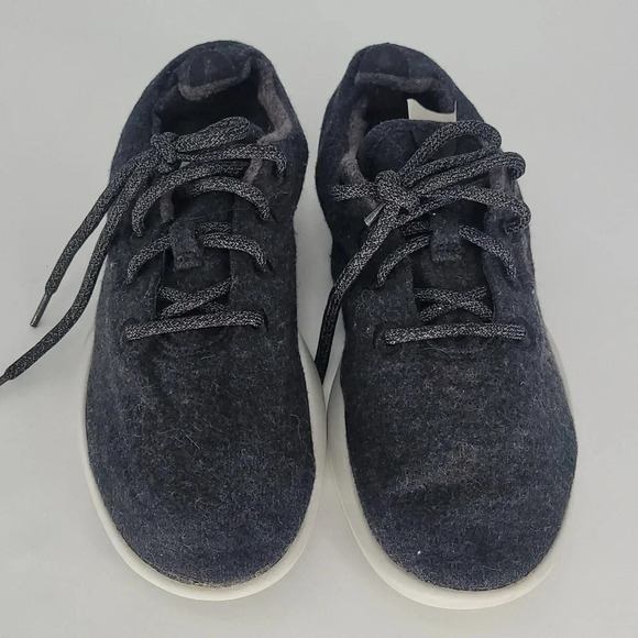Allbirds Dark Gray Merino Wool Runners Tuke Jo shoes size 10 - Picture 2 of 9